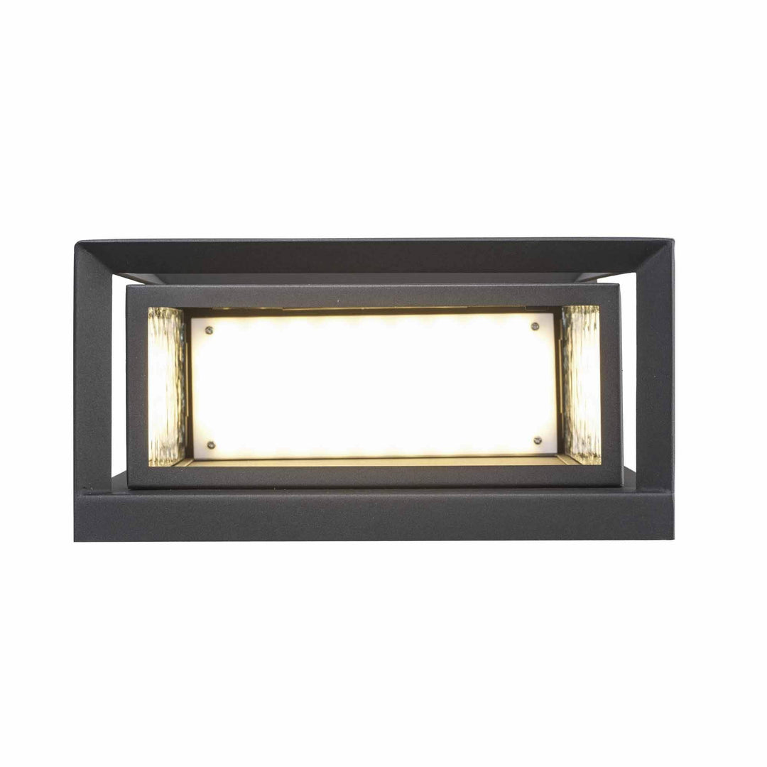 Trans Globe Outdoor LED Wall Sconce -  Black