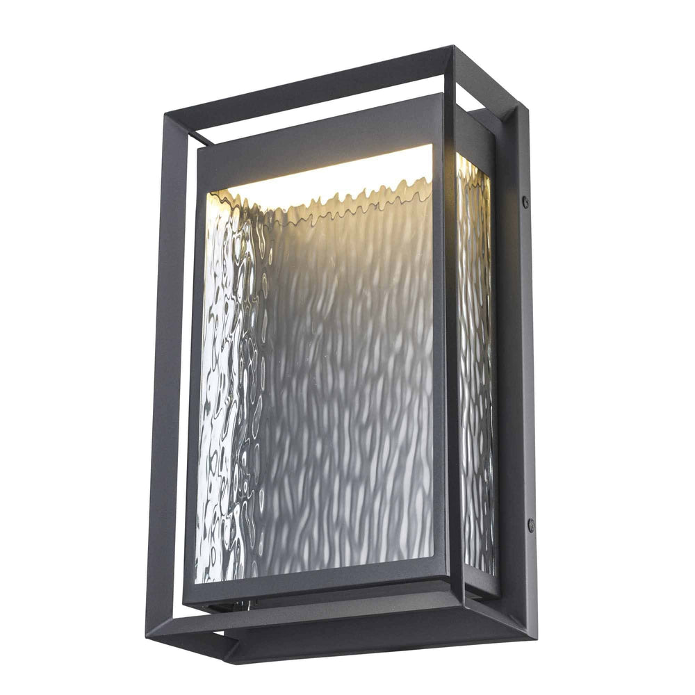 Trans Globe Outdoor LED Wall Sconce -  Black