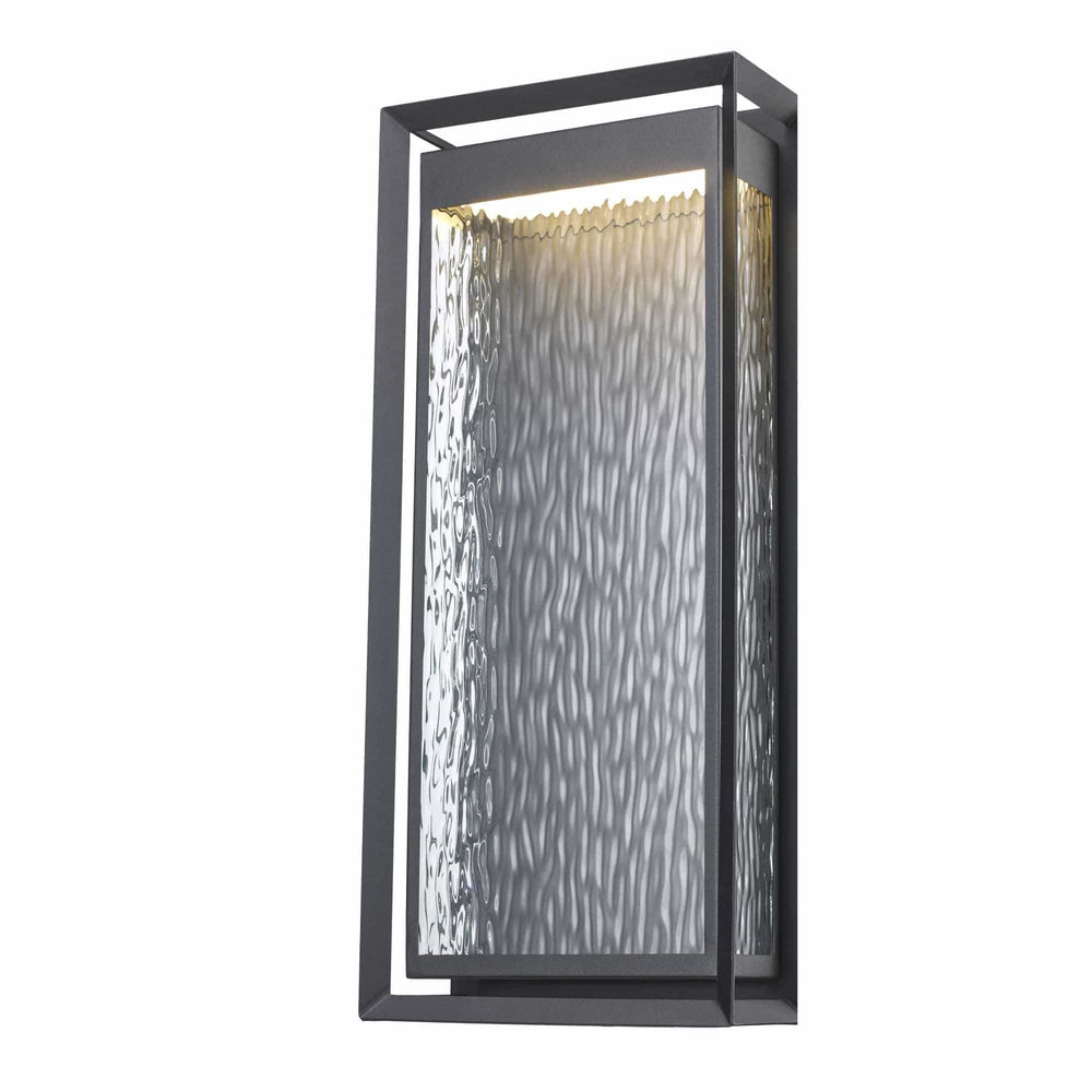 Trans Globe Outdoor LED Wall Sconce -  Black