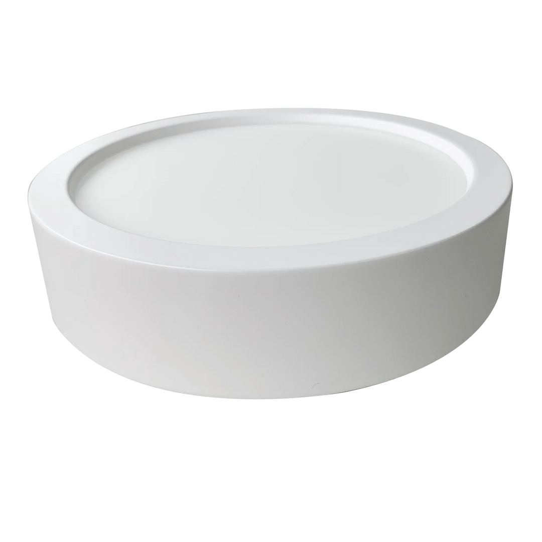 Trans Globe Palomino Collection 7-In. Modern Flush Mount Dimmable LED Ceiling Light, Color Temp Changing CCT - White
