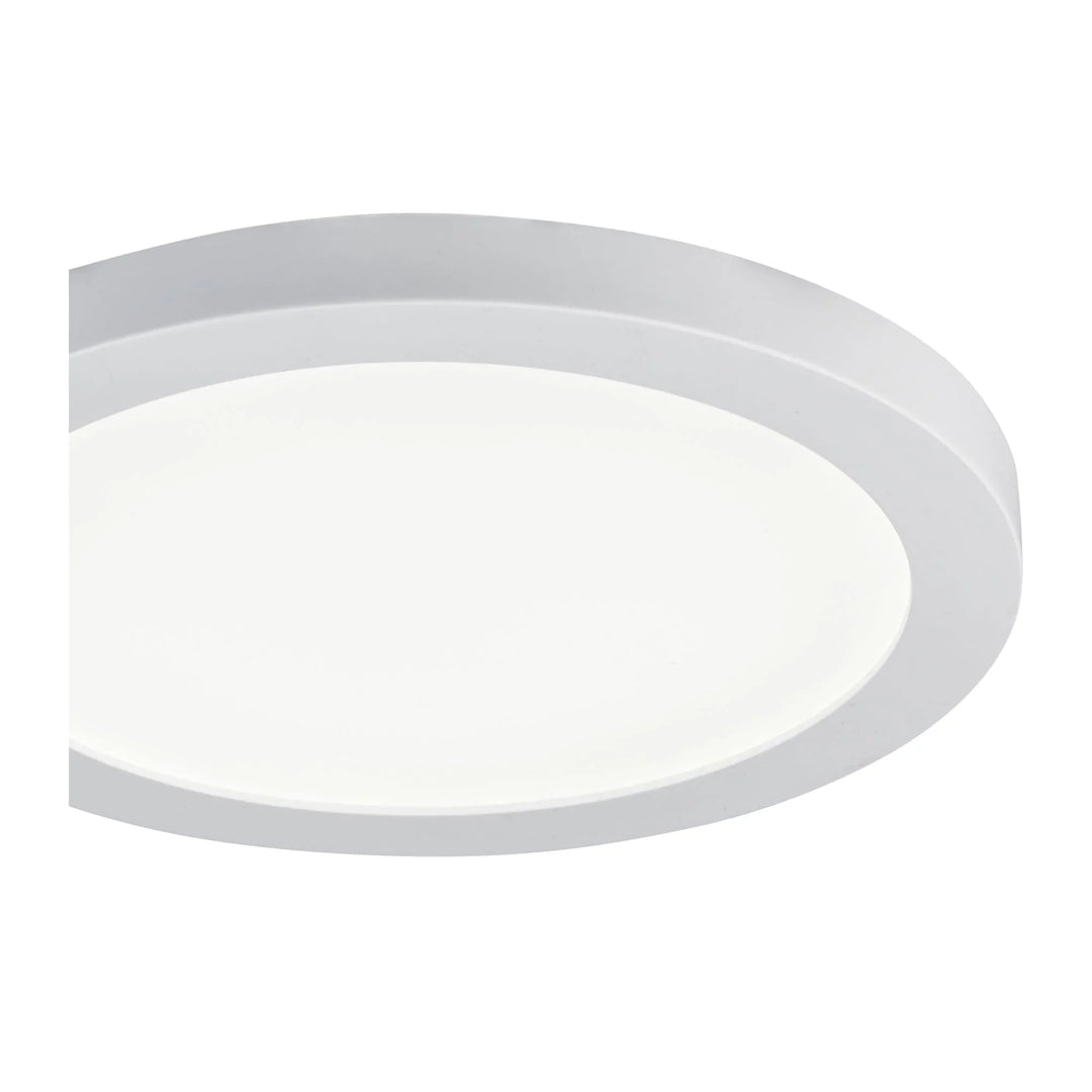 Trans Globe Palomino Collection 7-In. Modern Flush Mount Dimmable LED Ceiling Light, Color Temp Changing CCT - White