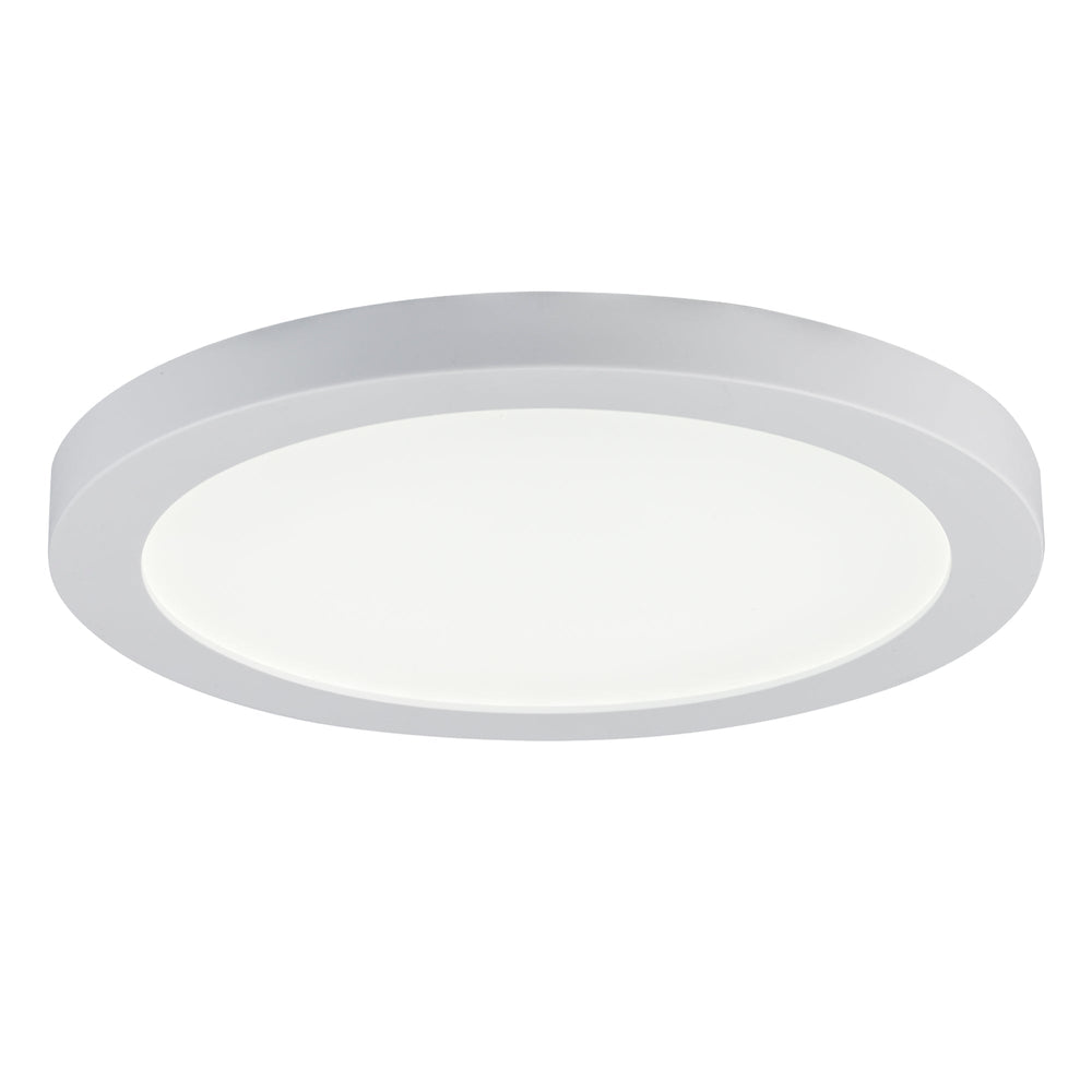 Trans Globe Palomino Collection 7-In. Modern Flush Mount Dimmable LED Ceiling Light, Color Temp Changing CCT - White