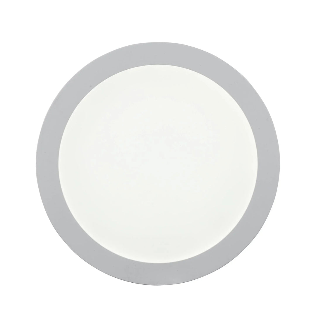 Trans Globe Palomino Collection 7-In. Modern Flush Mount Dimmable LED Ceiling Light, Color Temp Changing CCT - White
