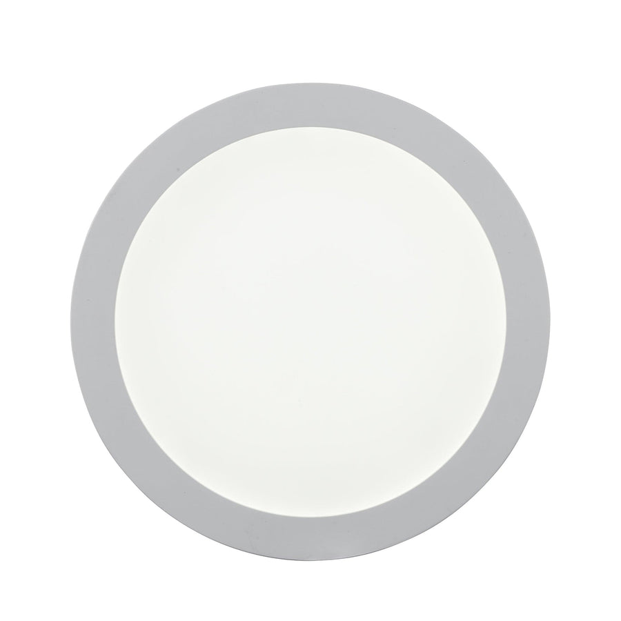 Trans Globe Palomino Collection 7-In. Modern Flush Mount Dimmable LED Ceiling Light, Color Temp Changing CCT - White