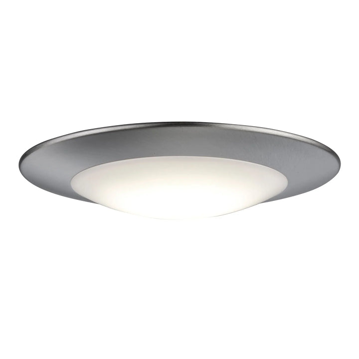 Trans Globe Palomino Collection Modern Flush Mount Dimmable Light, Color Temp Changing CC - Brushed Nickel