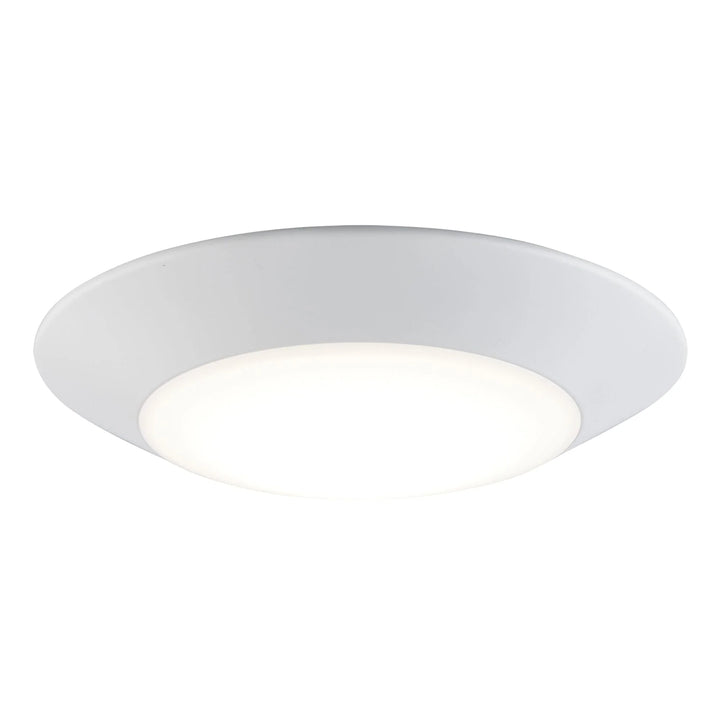 Trans Globe Palomino Collection Modern Flush Mount Dimmable Light, Color Temp Changing CC - White