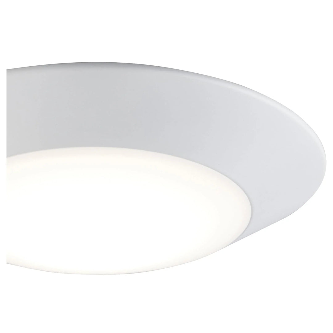Trans Globe Palomino Collection Modern Flush Mount Dimmable Light, Color Temp Changing CC - White