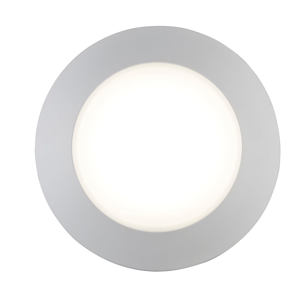 Trans Globe Palomino Collection Modern Flush Mount Dimmable Light, Color Temp Changing CC - White