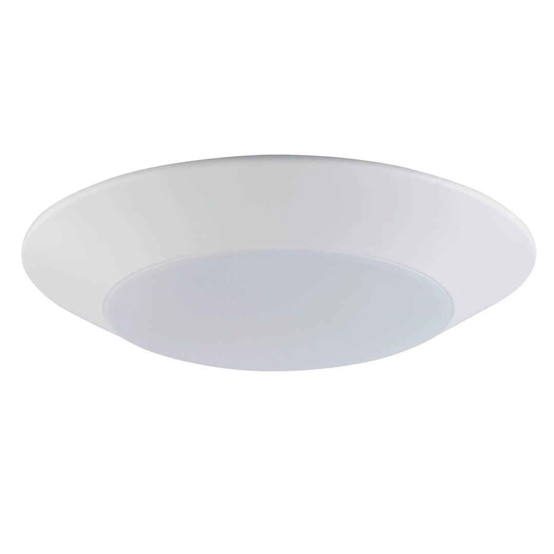 Trans Globe Palomino Collection Modern Flush Mount Dimmable Light, Color Temp Changing CC - White