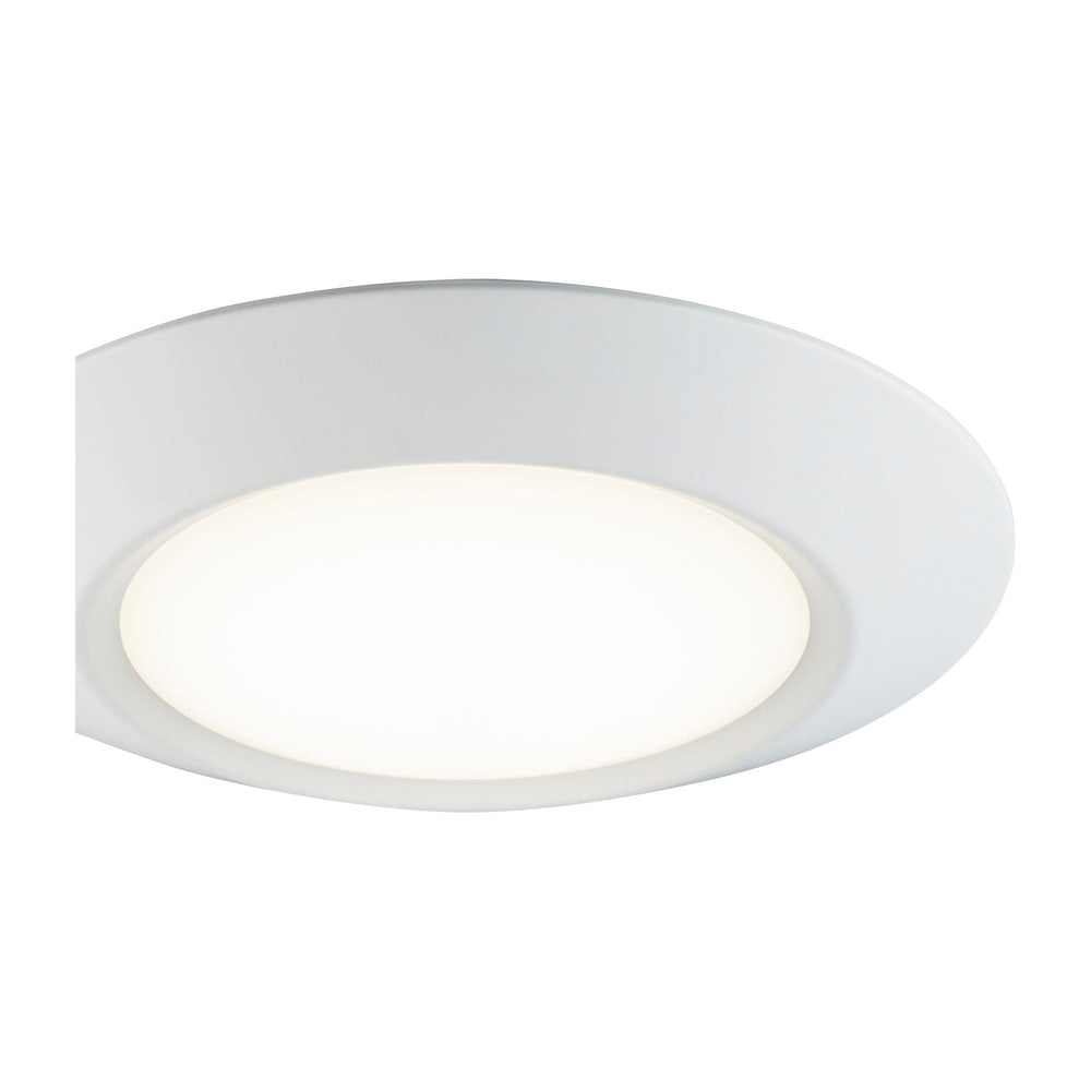Trans Globe Palomino Modern Dimmable Slim Disc - White