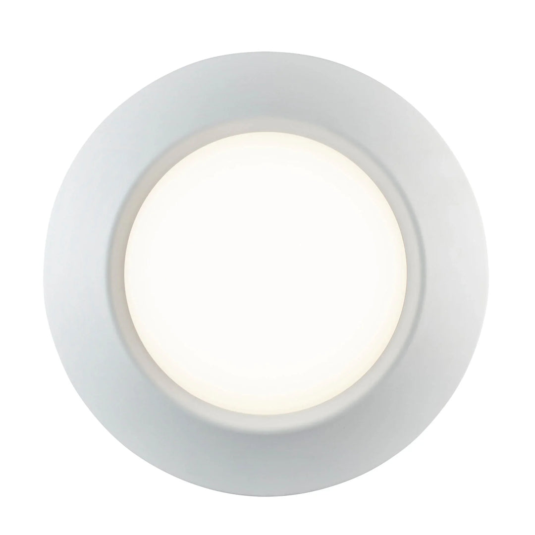 Trans Globe Palomino Modern Dimmable Slim Disc - White