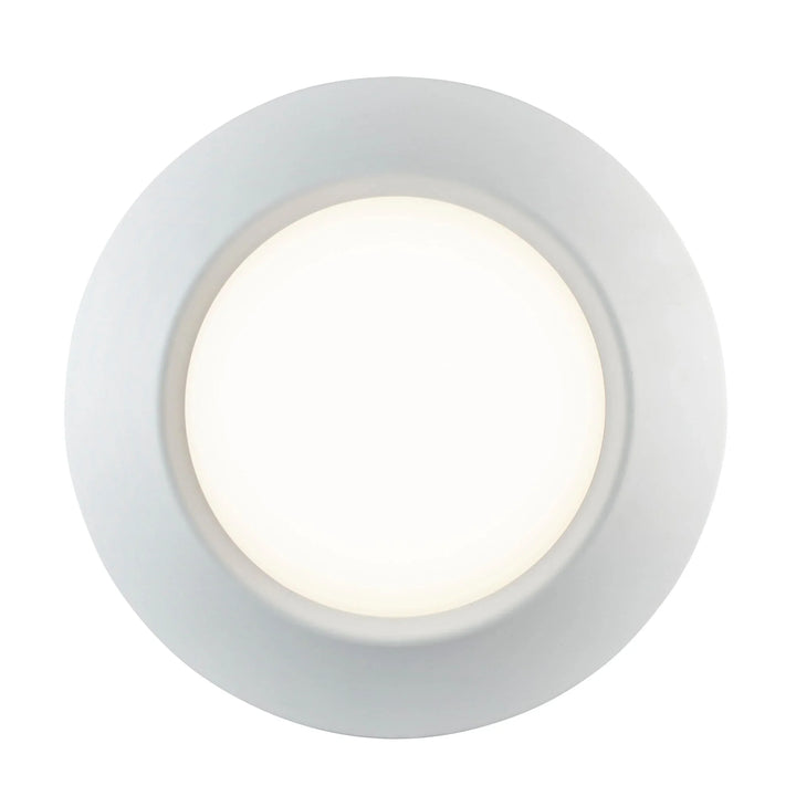 Trans Globe Palomino Modern Dimmable Slim Disc - White