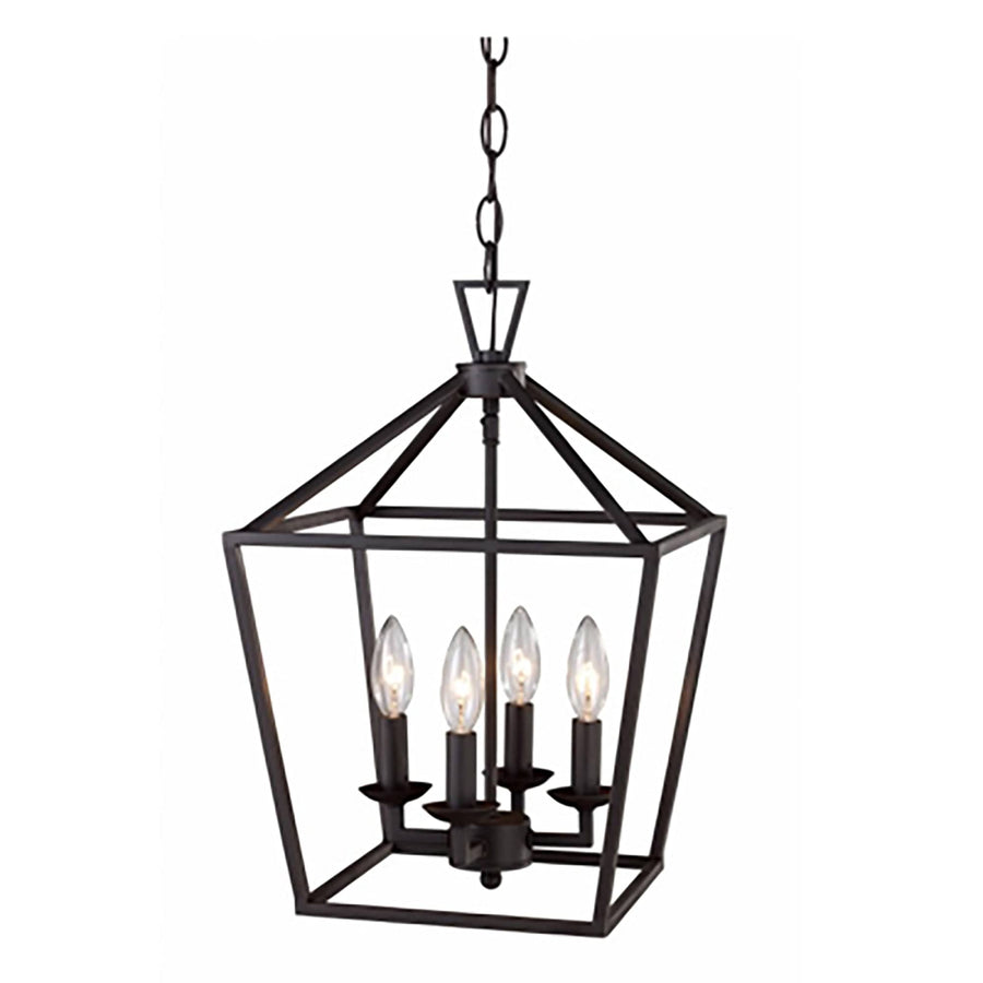 Trans Globe Pendant Bird Cage - Rubbed Oil Bronze