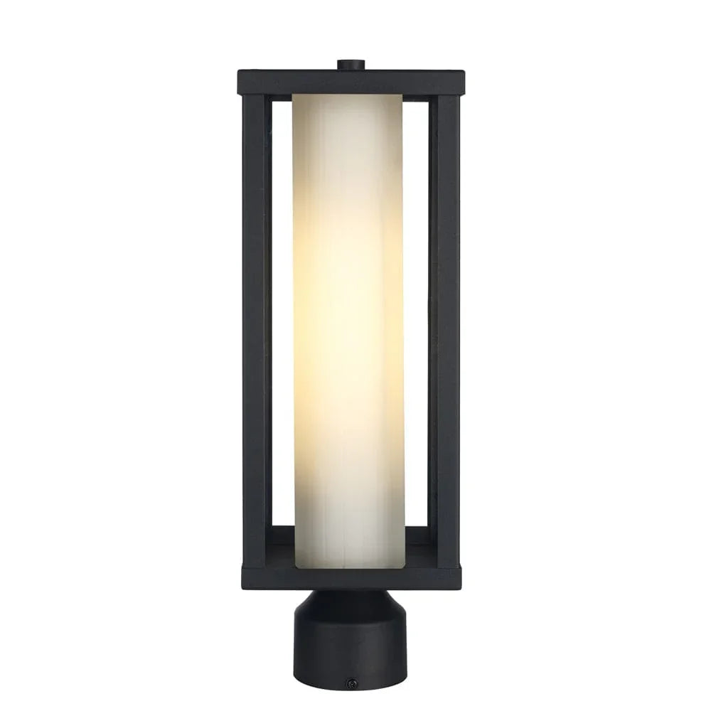 Trans Globe Post Top Tall Frost - Black