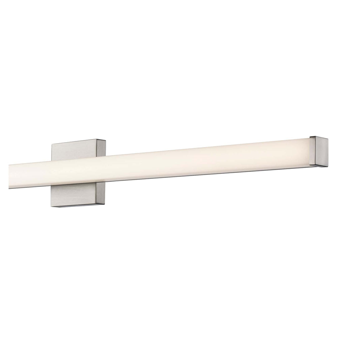 Trans Globe Saavy LED Dimmable Vanity Light Frosted - Brushed Nickel
