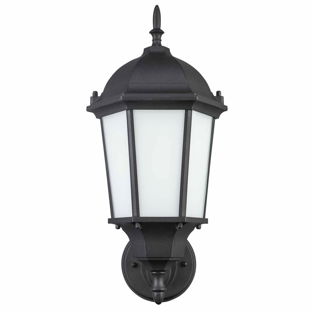 Trans Globe San Rafael 1 - Light Outdoor Wall Sconce -  Black / Frosted