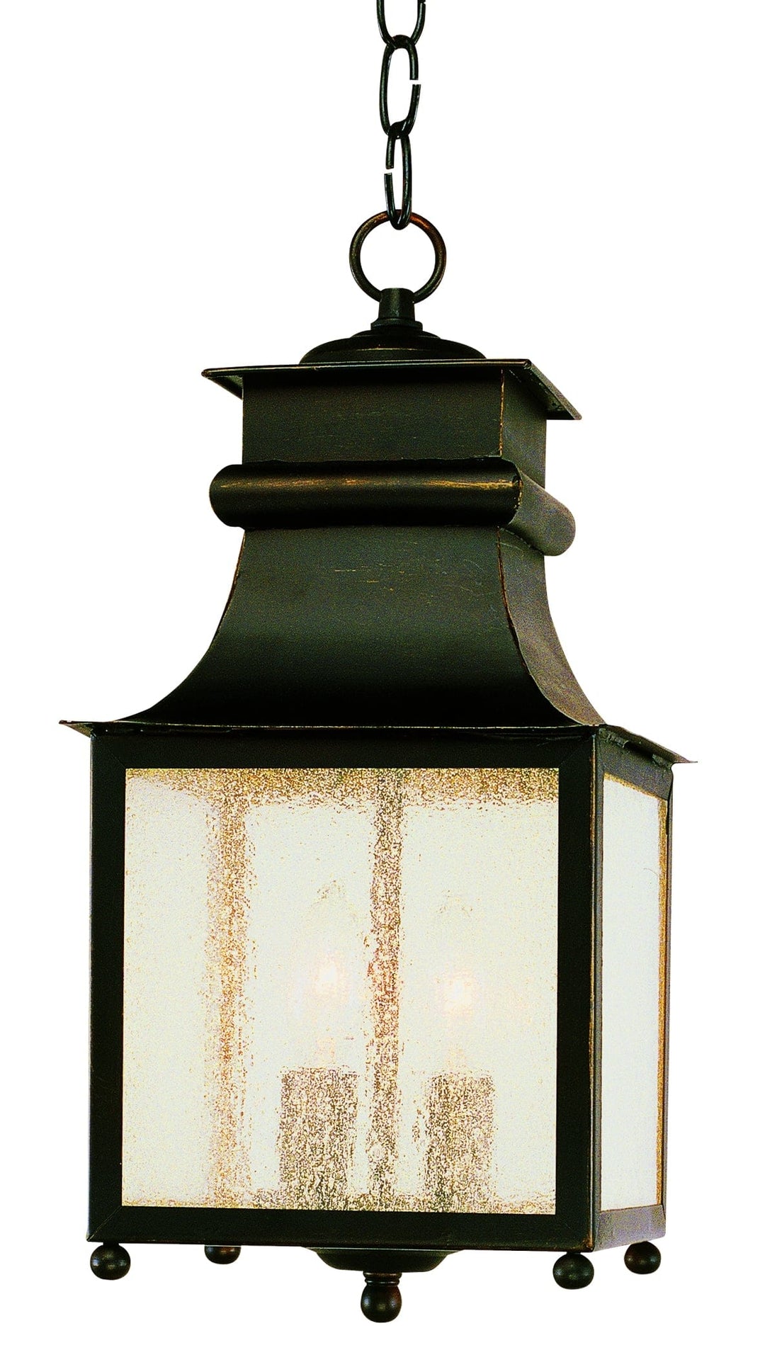 Trans Globe Santa Ines 20.5" Postmount Lantern- Weathered Bronze