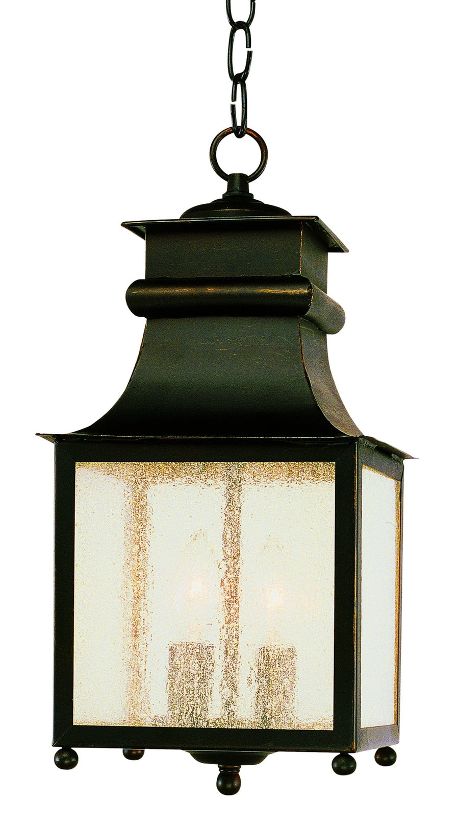 Trans Globe Santa Ines 20.5" Postmount Lantern- Weathered Bronze