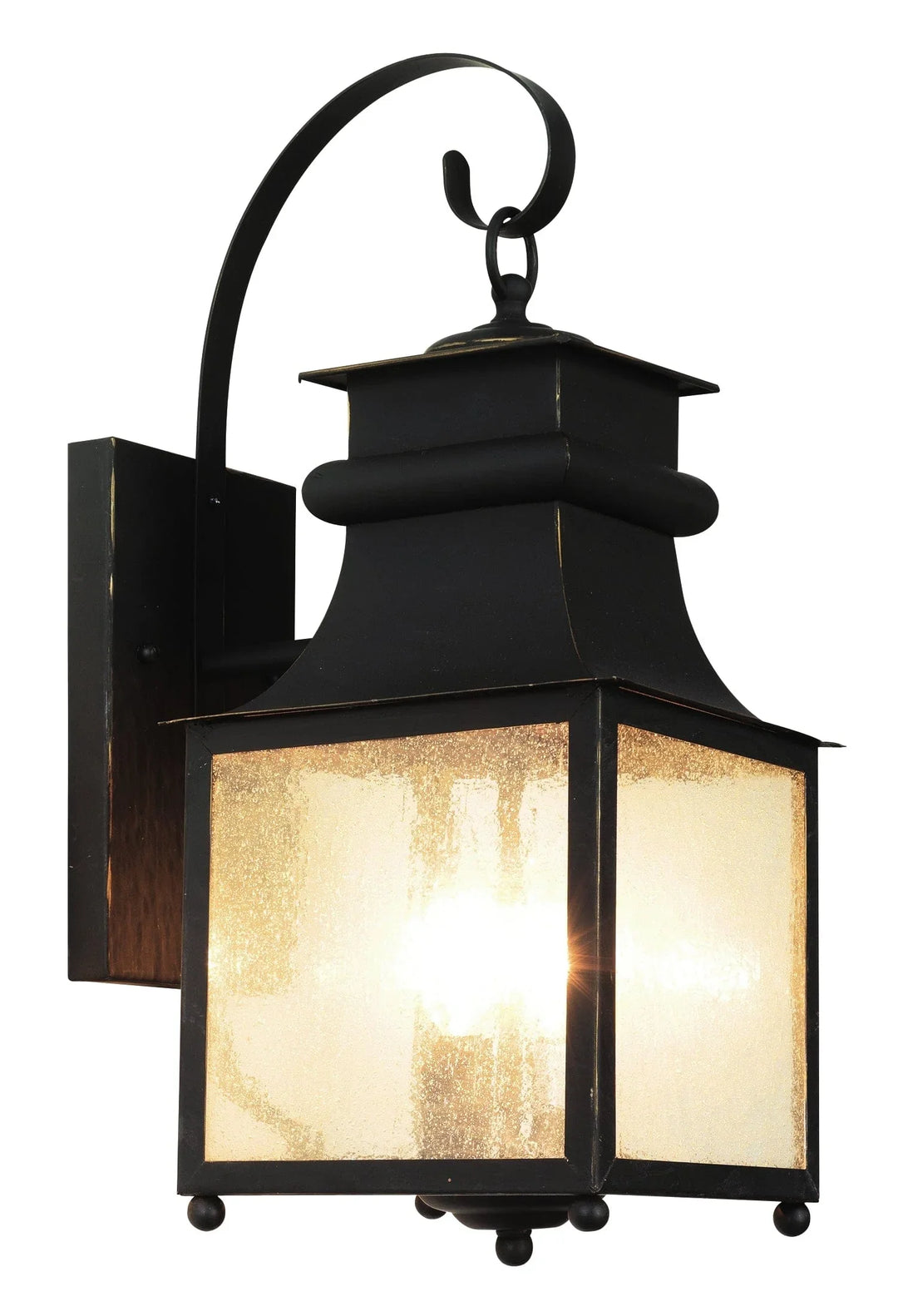 Trans Globe Santa Ines 24.5" Wall Lantern - Weathered Bronze