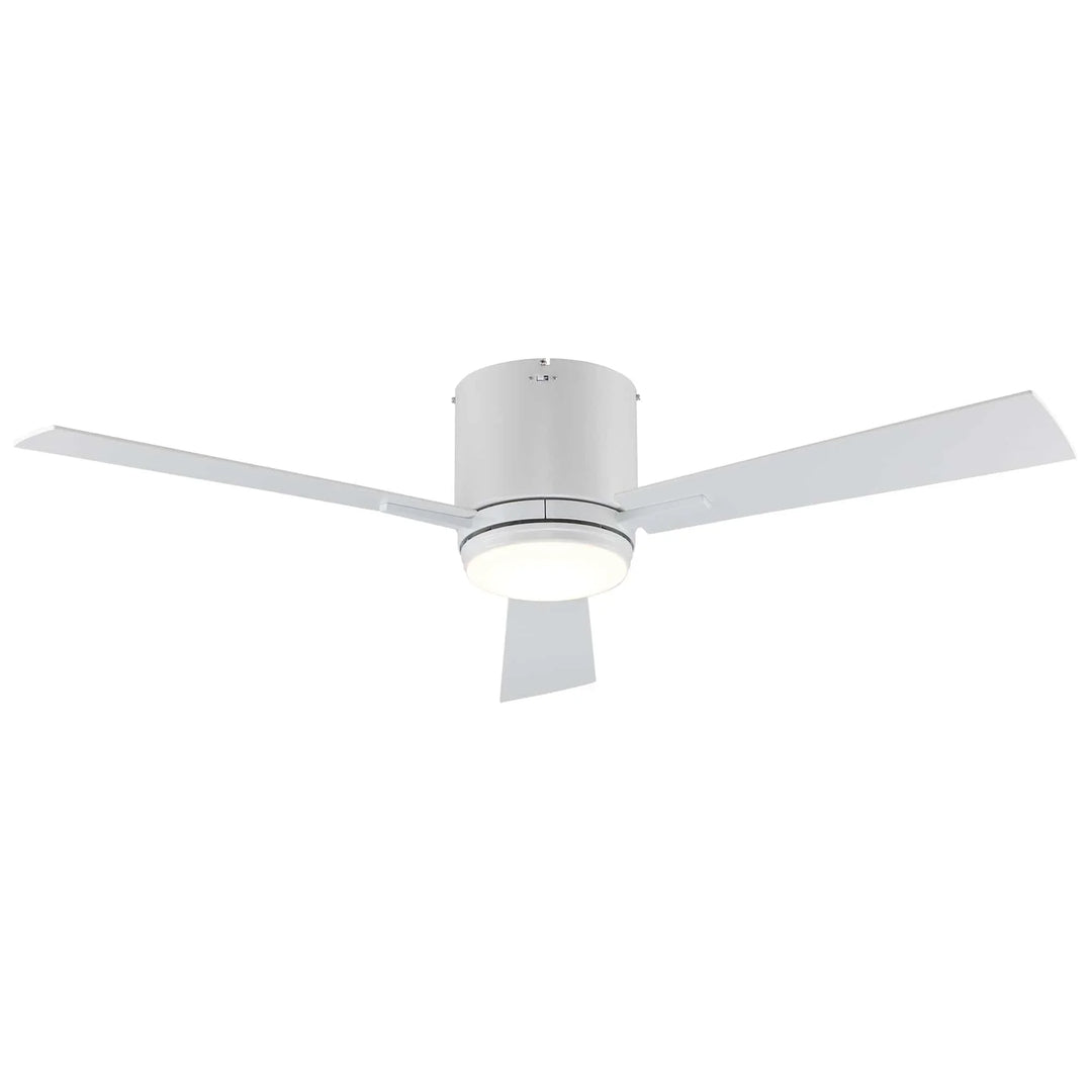 Trans Globe Sargeant 3- Blade LED Standard Ceiling Fan with Wall Control and Light Kit Included- Brushed Nickel