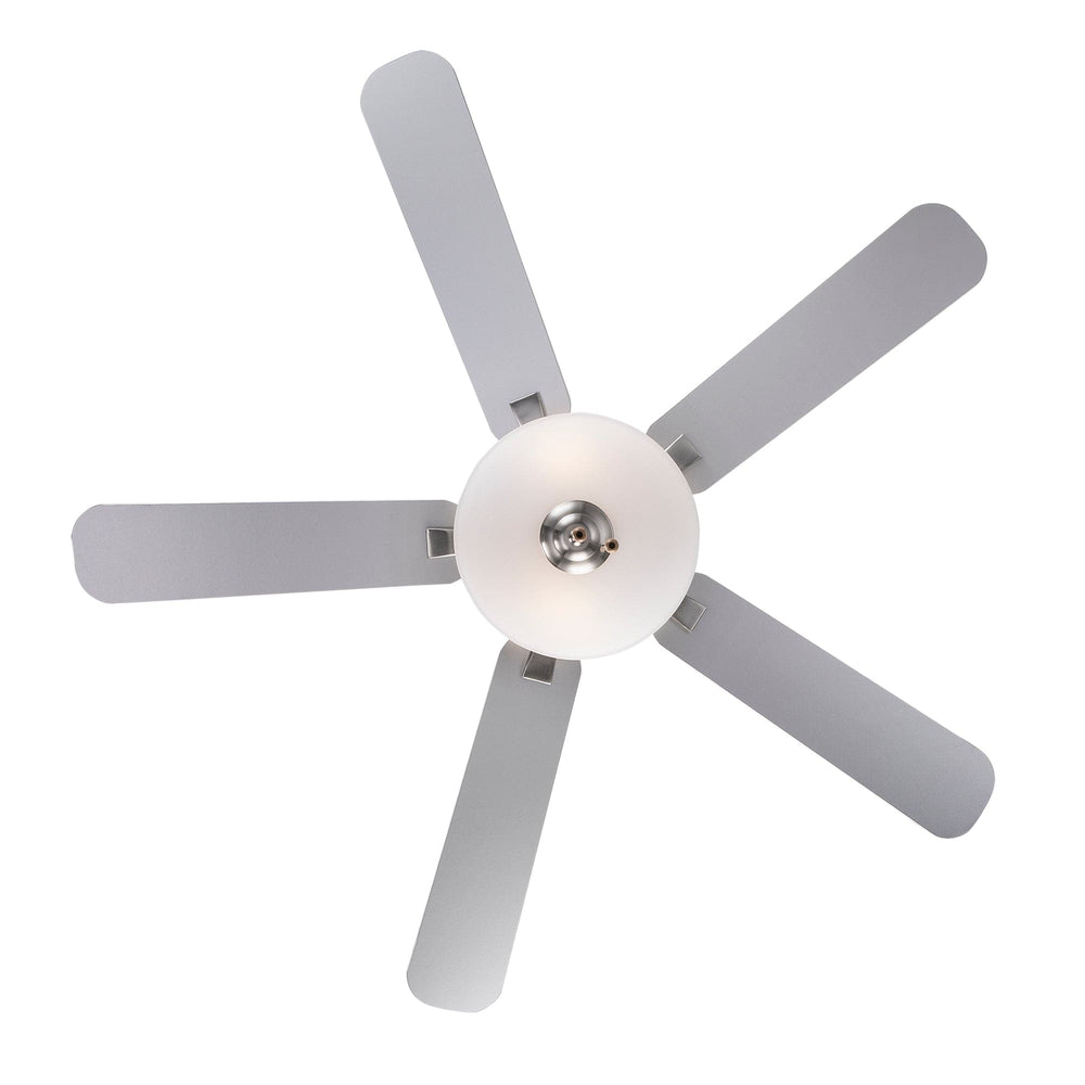 Trans Globe Sargeant Energy Star 5 - Blade Ceiling Fan- Brushed Nickel