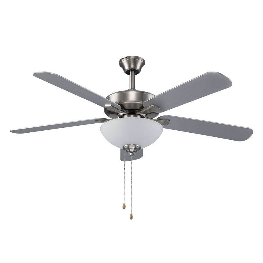 Trans Globe Sargeant Energy Star 5 - Blade Ceiling Fan- Brushed Nickel