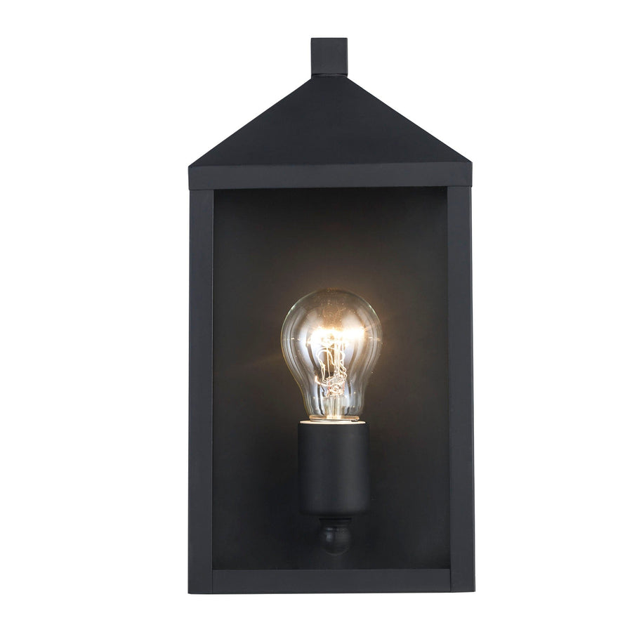 Trans Globe Storm 1 - Light Outdoor Wall Sconce- Black