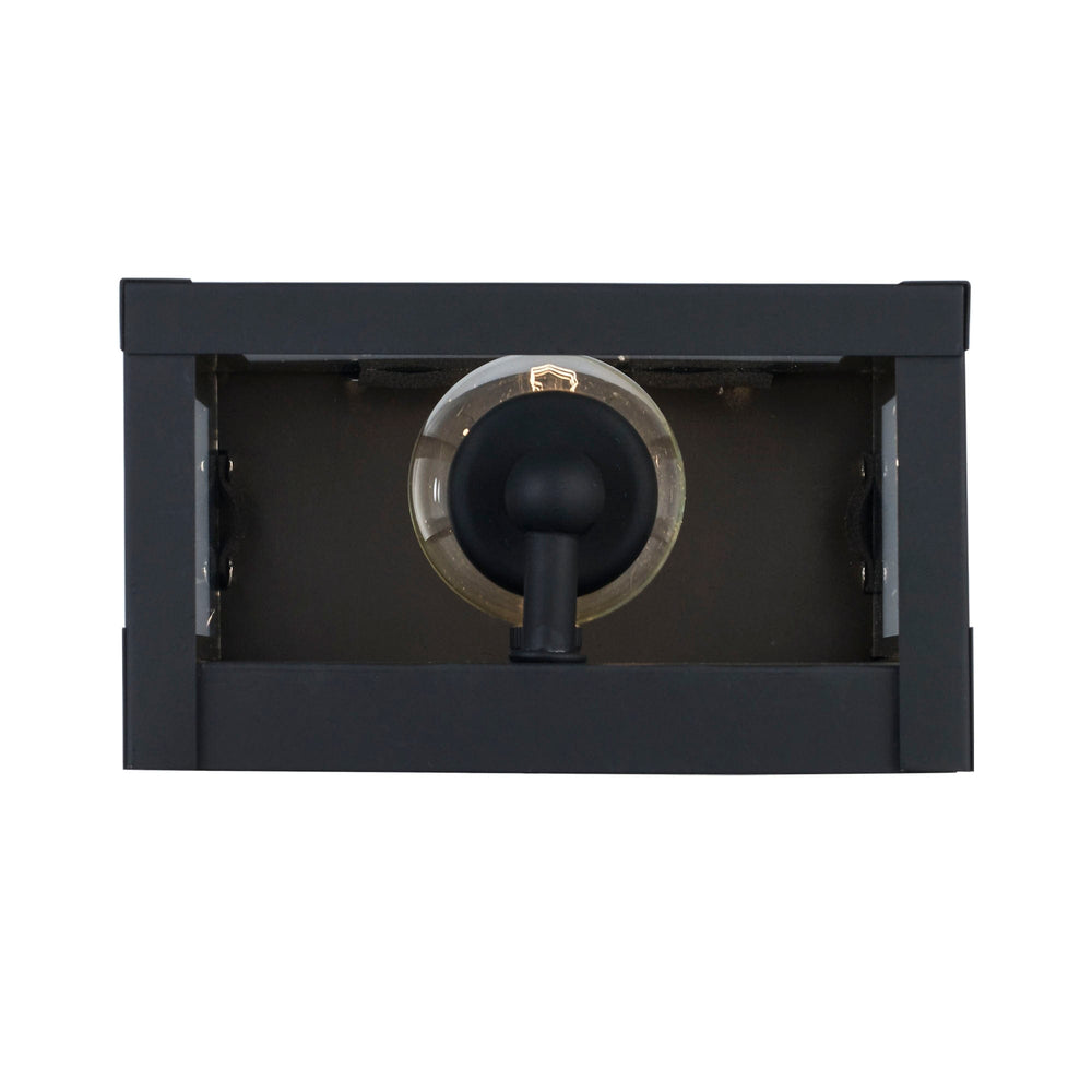 Trans Globe Storm 1 - Light Outdoor Wall Sconce- Black