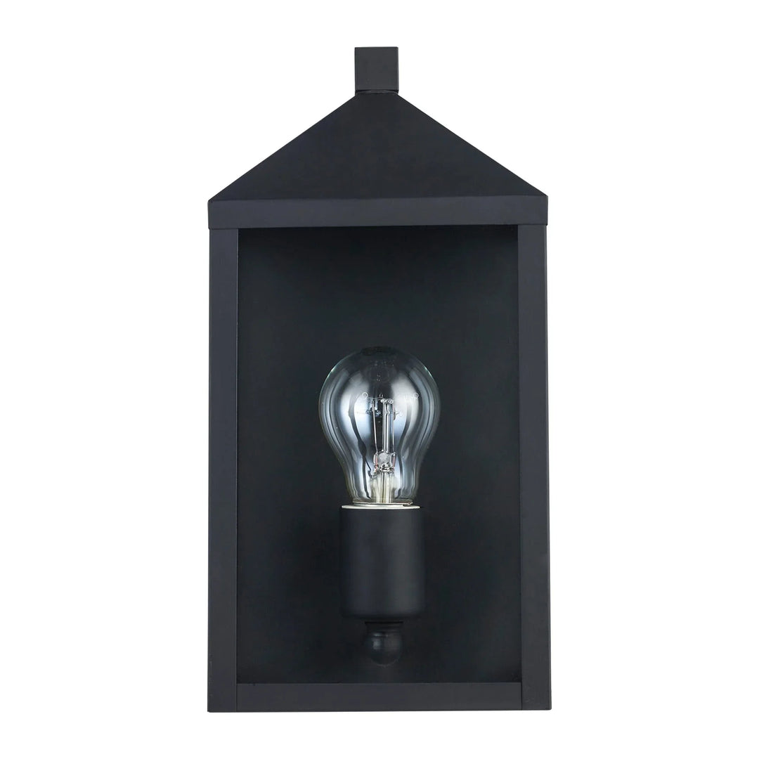 Trans Globe Storm 1 - Light Outdoor Wall Sconce- Black