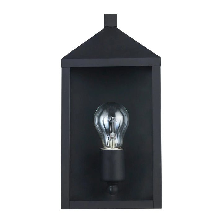 Trans Globe Storm 1 - Light Outdoor Wall Sconce- Black