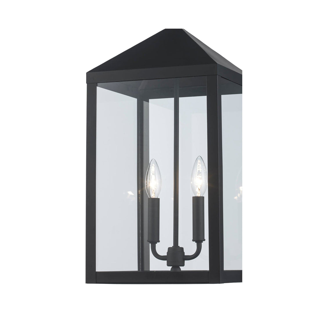 Trans Globe Storm 2-light Hanging Lantern - Black
