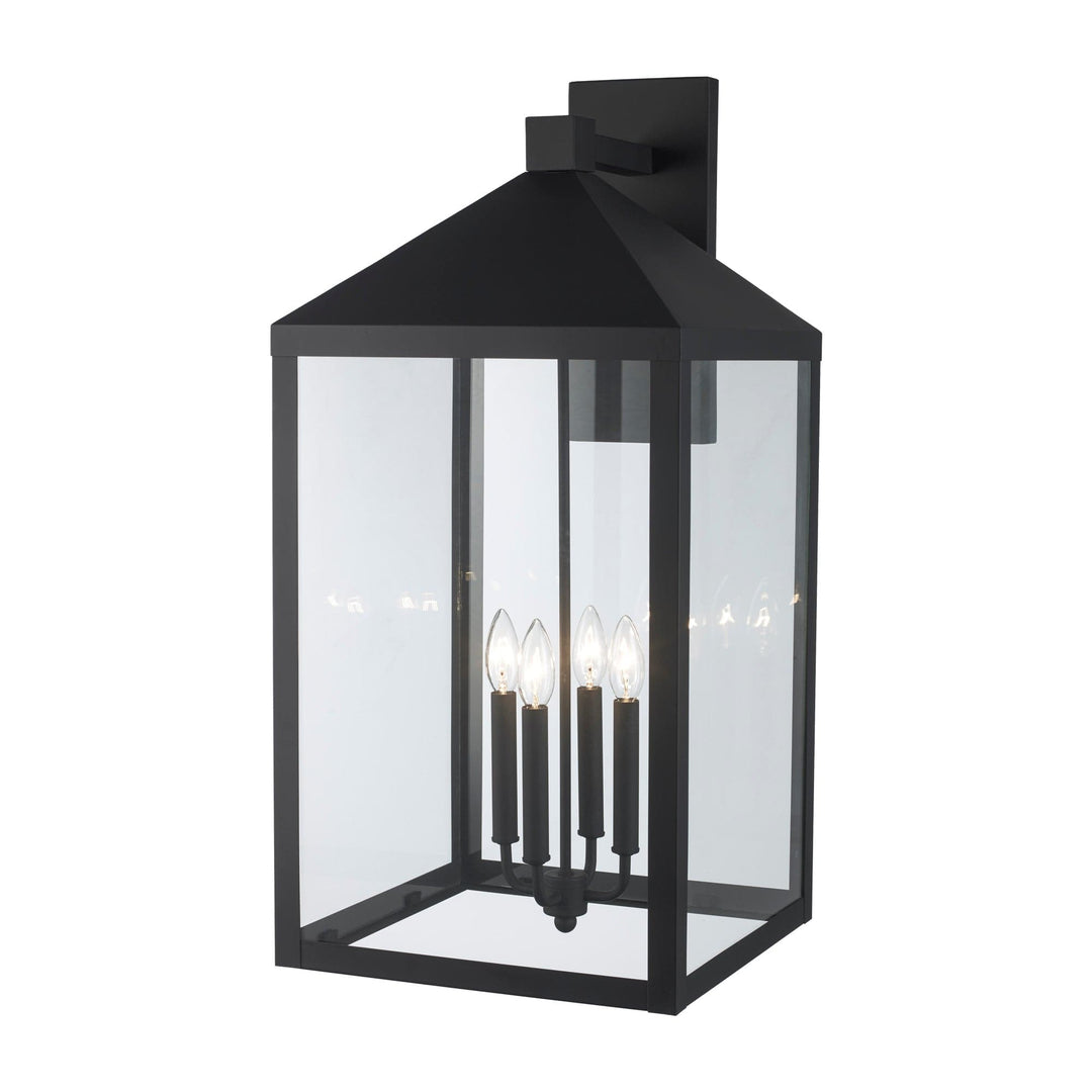 Trans Globe Storm 4-light Outdoor Wall Light -  Black