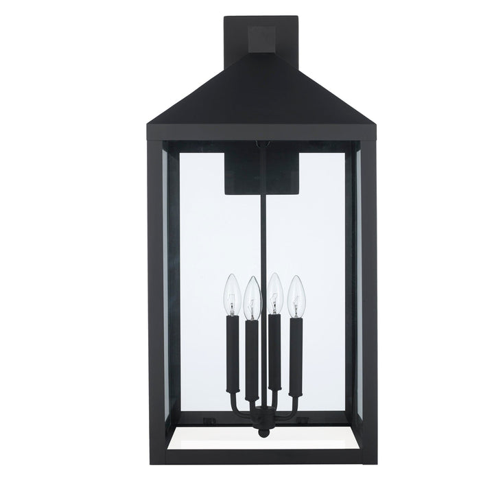 Trans Globe Storm 4-light Outdoor Wall Light -  Black