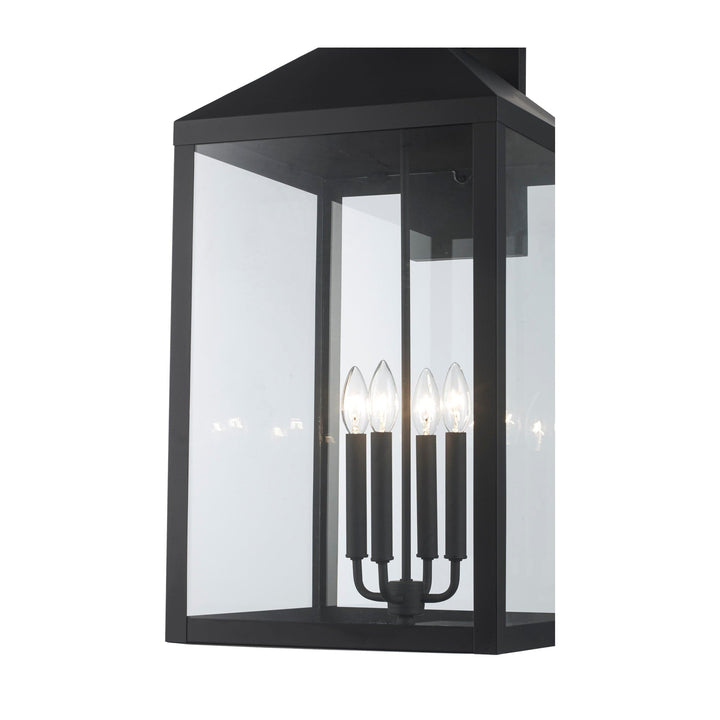 Trans Globe Storm 4-light Outdoor Wall Light -  Black