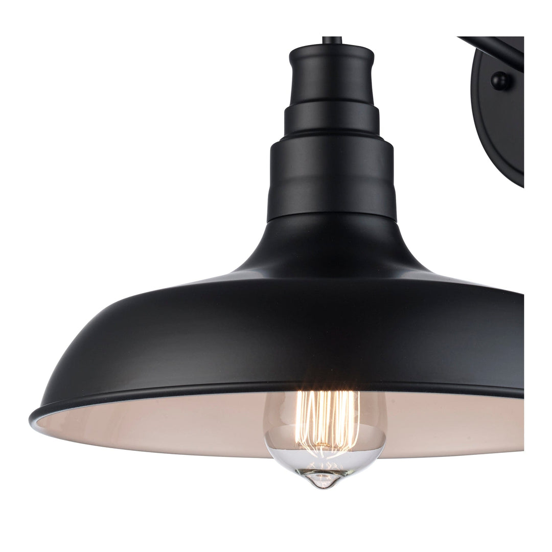 Trans Globe Tinley 1 - Light Metal Wall Sconce - Black