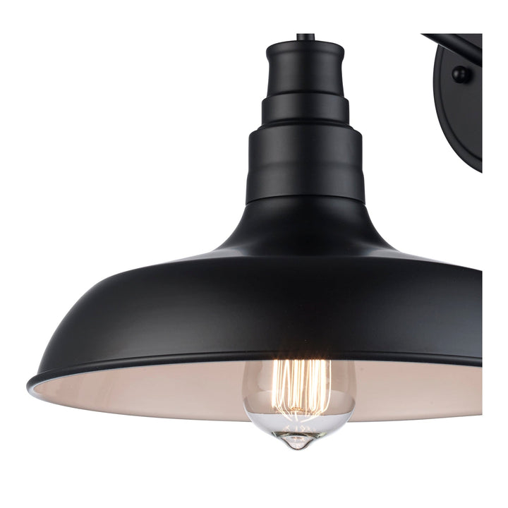 Trans Globe Tinley 1 - Light Metal Wall Sconce - Black