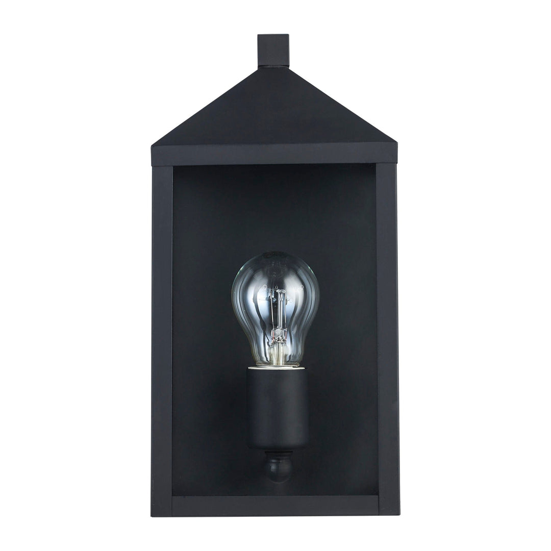 Trans Globe torm 1 - Light Outdoor Wall Sconce - Black
