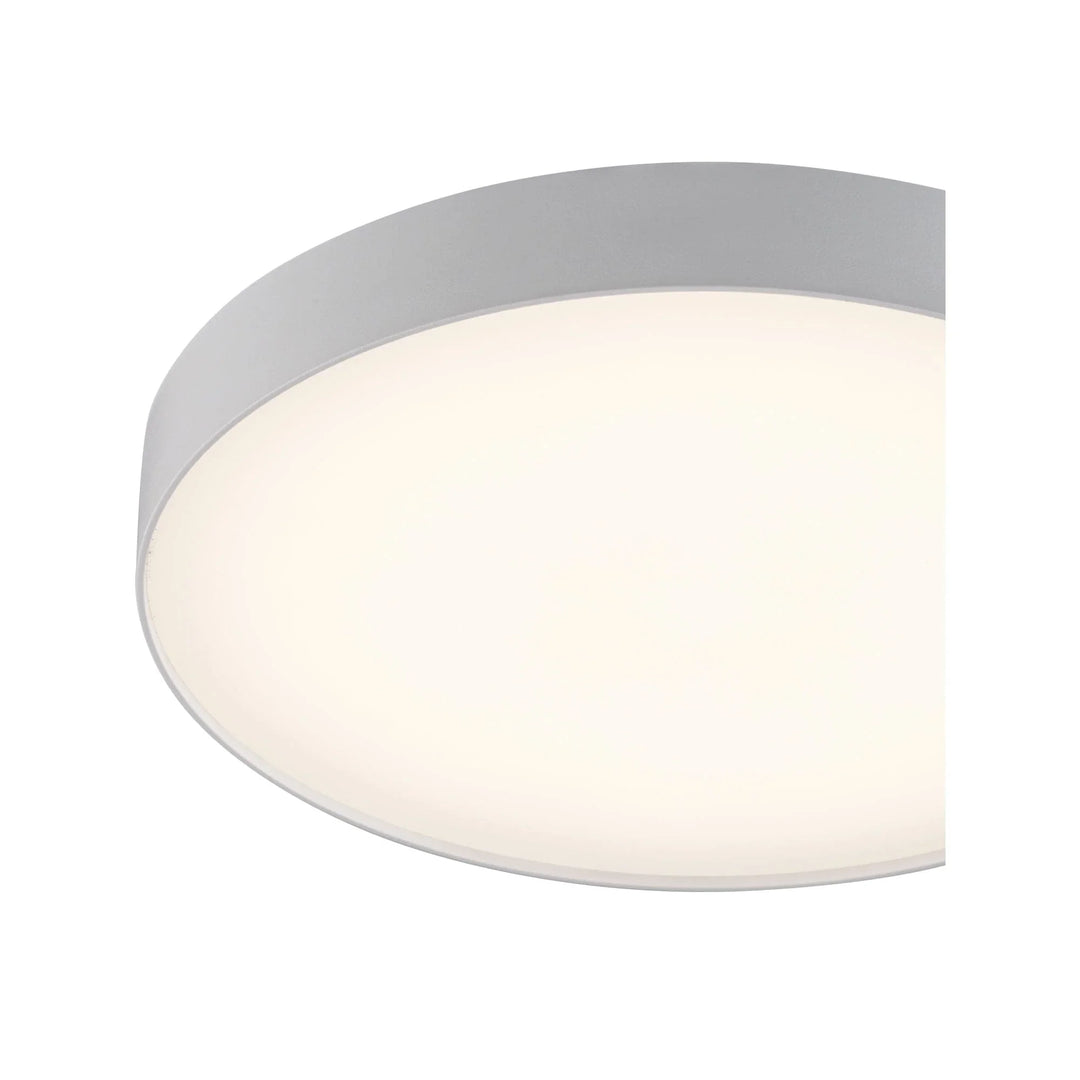 Trans Globe Xander Flat Flush Mount Disc Trimless - White