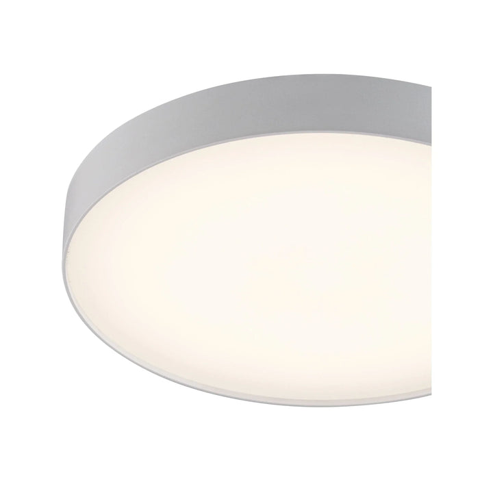 Trans Globe Xander Flat Flush Mount Disc Trimless - White