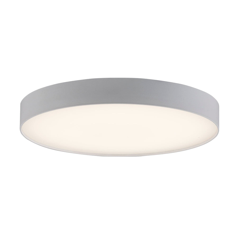 Trans Globe Xander Flat Flush Mount Disc Trimless - White