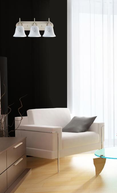 Westinghouse 2-1/4-Inch Milky Scavo Glass Bell