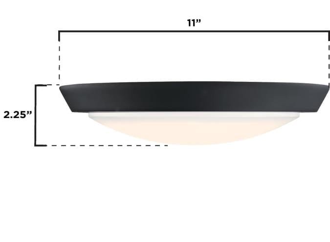 Westinghouse Westinghouse - 11-Inch Dimmable LED - Matte Black