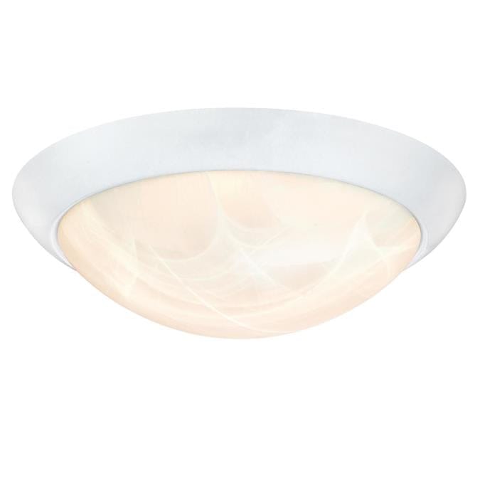 Westinghouse Westinghouse - 11-Inch Dimmable LED - White with Alabaster Glass