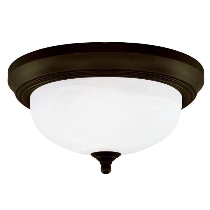 Westinghouse Westinghouse - 13 in, LED Flush, Base E26 Medium - Oil Rubbed Bronze