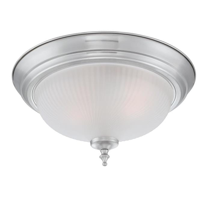 Westinghouse Westinghouse - 13 in, Light Flush, Base E26 Medium - Brushed Nickel