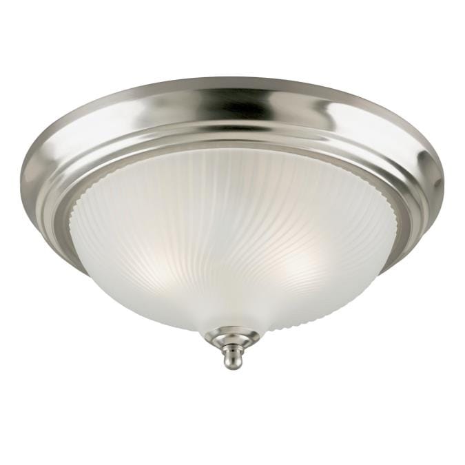 Westinghouse Westinghouse - 13 in, Light Flush, Base E26 Medium - Brushed Nickel
