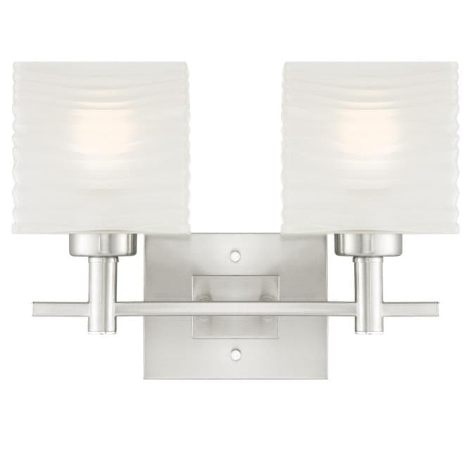 Westinghouse Westinghouse - Alexander, Two Light, Base E26 Medium - Brushed Nickel