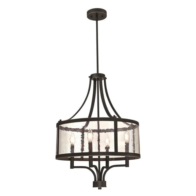 Westinghouse Westinghouse - Belle View Four-Light Indoor Chandelier, Base Lamp E12 - Oil Rubbed Bronze