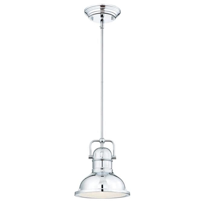 Westinghouse Westinghouse - Boswell Mini Pendant, Base E26 Medium, Integrated - Chrome Finish