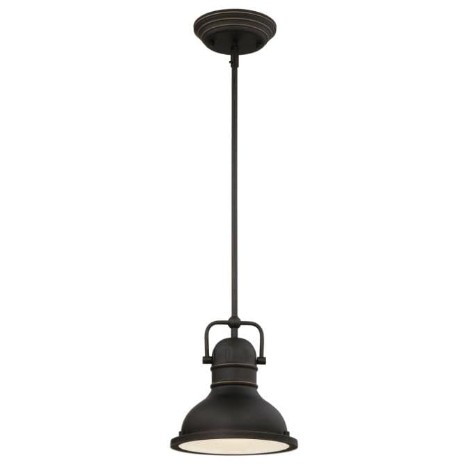 Westinghouse Westinghouse - Boswell Mini Pendant, Base E26 Medium, Integrated - Oil Rubbed Bronze
